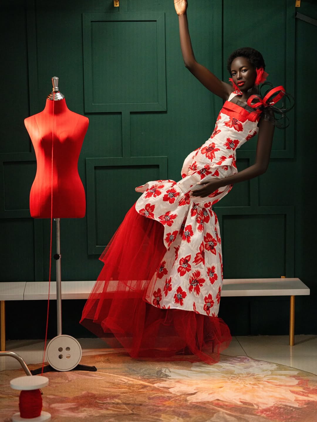 Crimson Bloom — editorial image one